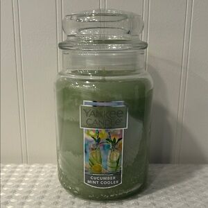 Yankee Candle Green Cucumber 🥒 Mint 🌱 candle 🕯️
